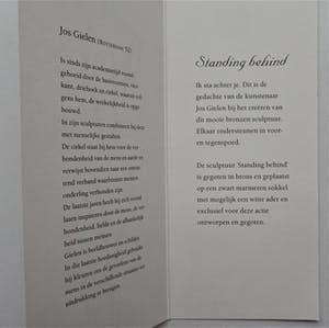 Jos Gielen - Standing Behind - Brons kopen? Bied vanaf 149!