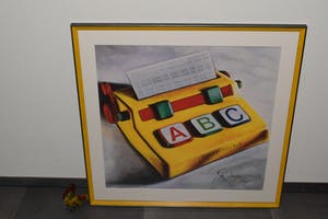 Rob Scholte - ABC - Zeefdruk - Nr. 9 - Nieuw ingelijst - 2003 kopen? Bied vanaf 310!