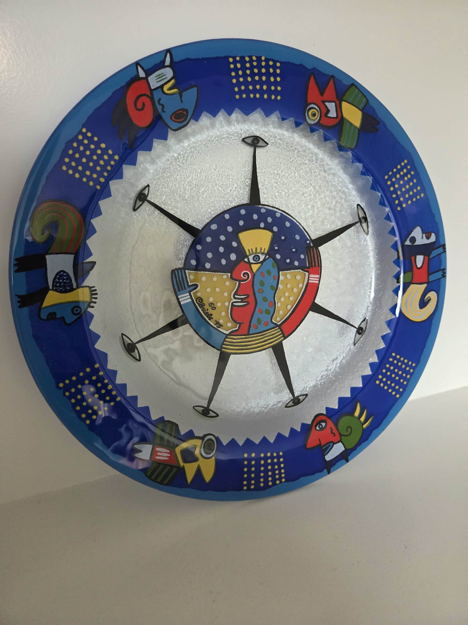 Clemens Briels - Decoratief glazen bord kopen? Bied vanaf 30!