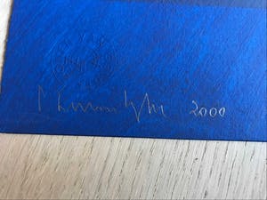 Gilbert Swimberghe - Blauwe Compositie kopen? Bied vanaf 450!