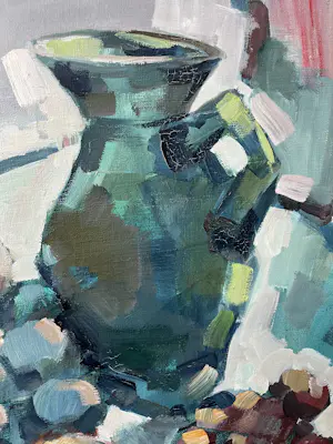 Bob Immink - BOB IMMINK (1930-1984) OLIEVERF OP DOEK "STILLEVEN" kopen? Bied vanaf 95!