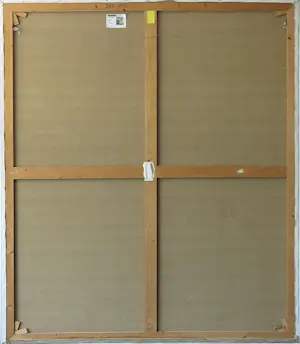 Kees Segers - Acryl op doek, Zonder titel - Ingelijst (Zeer groot!) kopen? Bied vanaf 200!