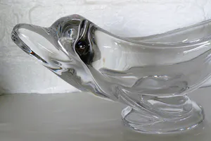 Niet of onleesbaar gesigneerd - Design kristallen dolfijn van "Art Vannes France". kopen? Bied vanaf 1!