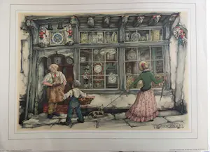 Anton Pieck - Set 6 platen diverse onderwerpen kopen? Bied vanaf 40!