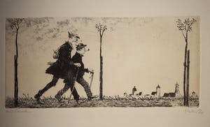 Georg Erler - original Radierung "aus Franken" signiert / datiert 1908 kopen? Bied vanaf 75!