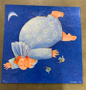 Ada Breedveld - De blauwe dame kopen? Bied vanaf 60!