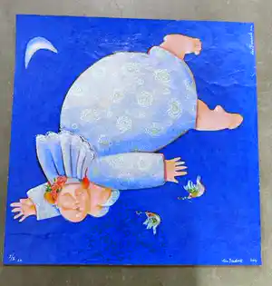 Ada Breedveld - De blauwe dame verkocht voor € 60!