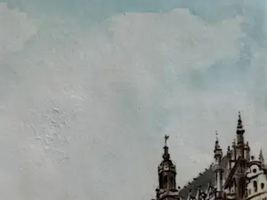 Roger Hebbelinck - Roger Hebbelinck – Grand Place Brussel – handgekleurd – gesigneerd – 44/100 kopen? Bied vanaf 120!