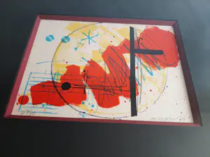 Sam Middleton - Litho, Titel, : Jazz II - Ingelijst. kopen? Bied vanaf 70!