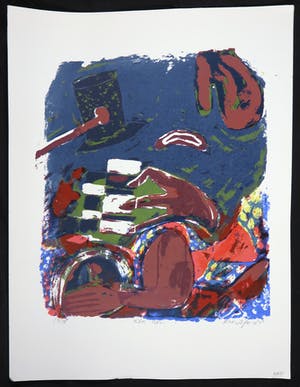 John Lie a Fo - Zeefdruk, Zonder titel kopen? Bied vanaf 1!