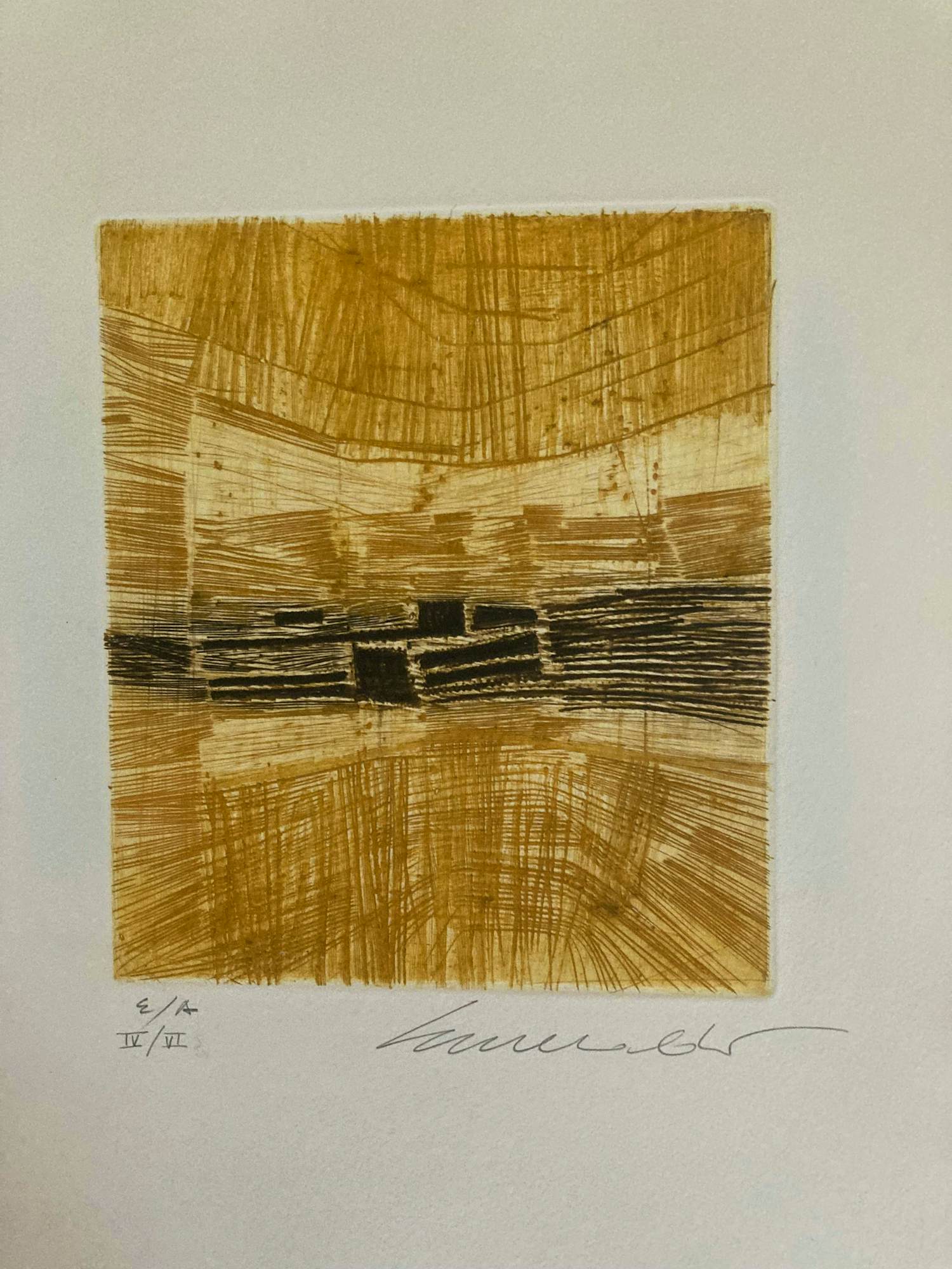 Servulo Esmeraldo - 5 carborandum etsen in kleur kopen? Bied vanaf 250!