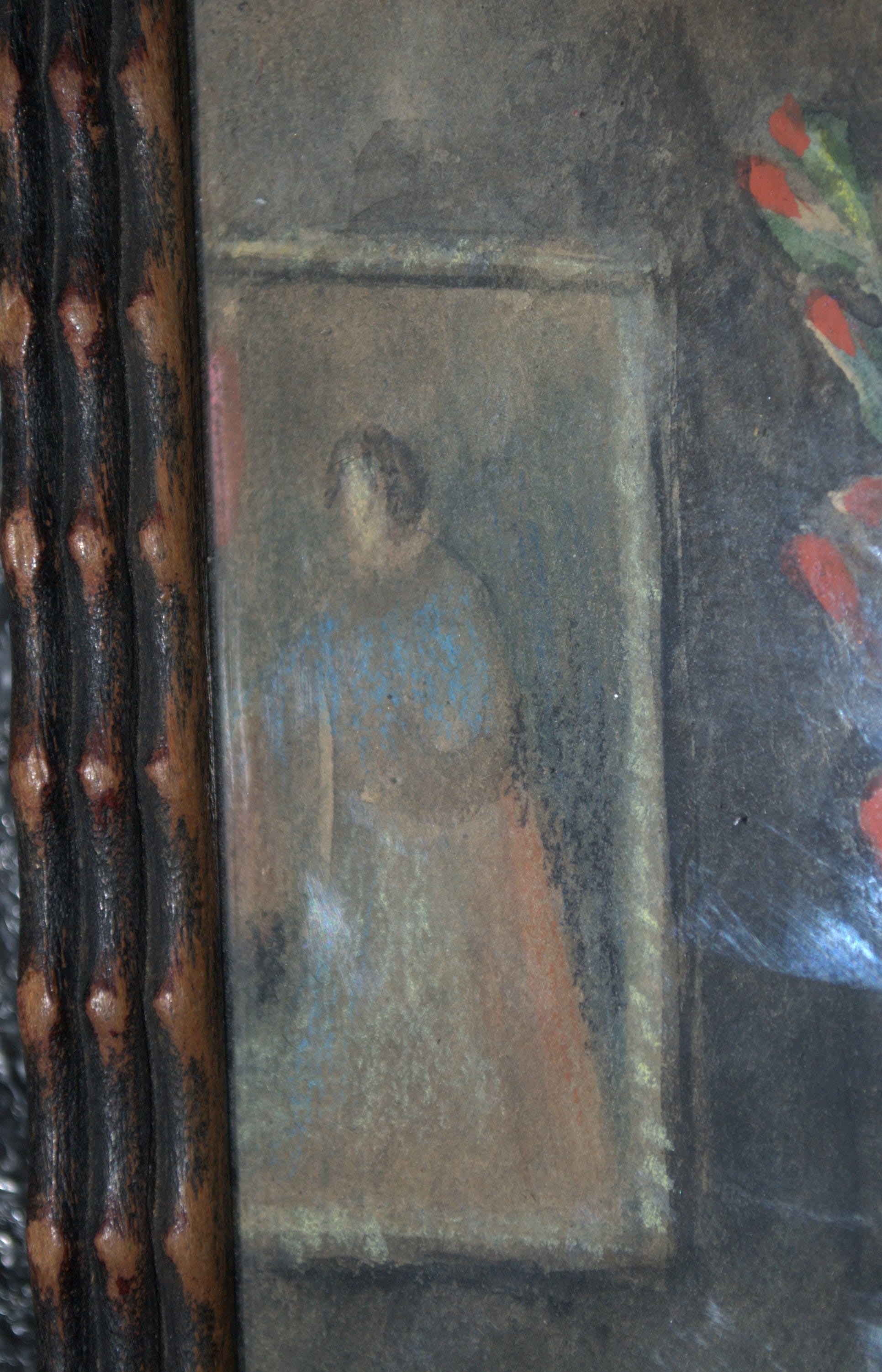 Niet of onleesbaar gesigneerd - stilleven in een vaas - aquarel & krijt - gesigneerd en gestempeld kopen? Bied vanaf 1!