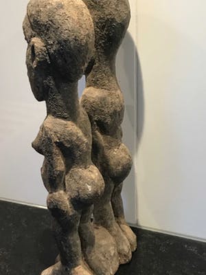 Niet of onleesbaar gesigneerd - Lobi dubbelfiguur kopen? Bied vanaf 10!