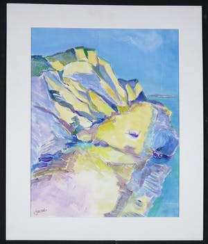 Joe Wols - Gouache op karton, Limfjorden kopen? Bied vanaf 1!