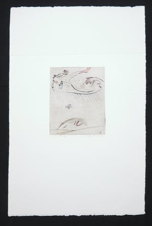 Henk Visch - Handgekleurde ets, De weg nr. 12 kopen? Bied vanaf 40!