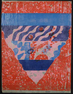 Jef Diederen - Houtsnede, Lot met twee proefdrukken kopen? Bied vanaf 1!