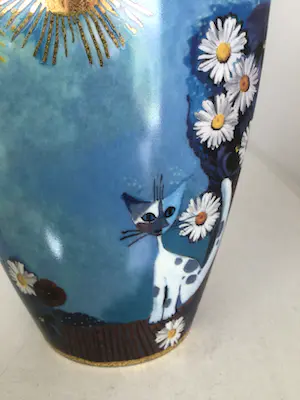 Rosina Wachtmeister - Siervaas “ KATZEN FAMILIE “ Limited Edition kopen? Bied vanaf 1!