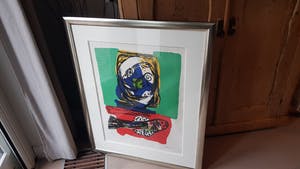 Karel Appel - litho 104/200, sans titre - gesigneerd en 1966 kopen? Bied vanaf 695!