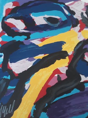 Karel Appel - 3 faces like clouds kopen? Bied vanaf 300!