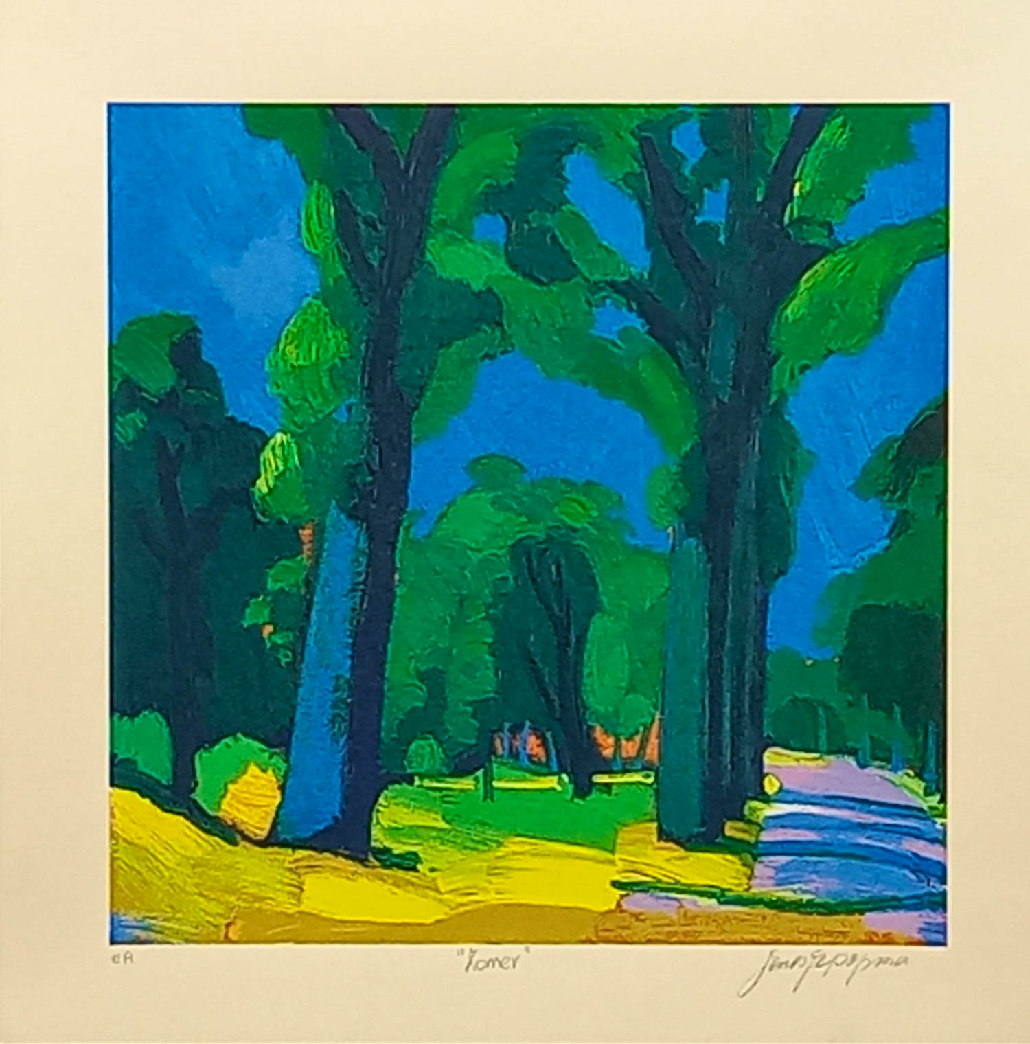 Jentsje Popma - Zomer verkocht voor € 150!