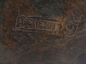 Pierre Chenet - Pierre CHENET: Zittend naakt in brons kopen? Bied vanaf 295!