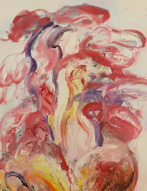 Anton Martineau - Olieverf op doek, Abstracte compositie met twee naakten - Ingelijst (Zeer groot) kopen? Bied vanaf 1!