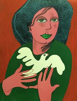 Corneille - La Colombe verkocht voor € 450!