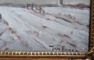 Jan Engel - Molens in winterlandschap kopen? Bied vanaf 75!