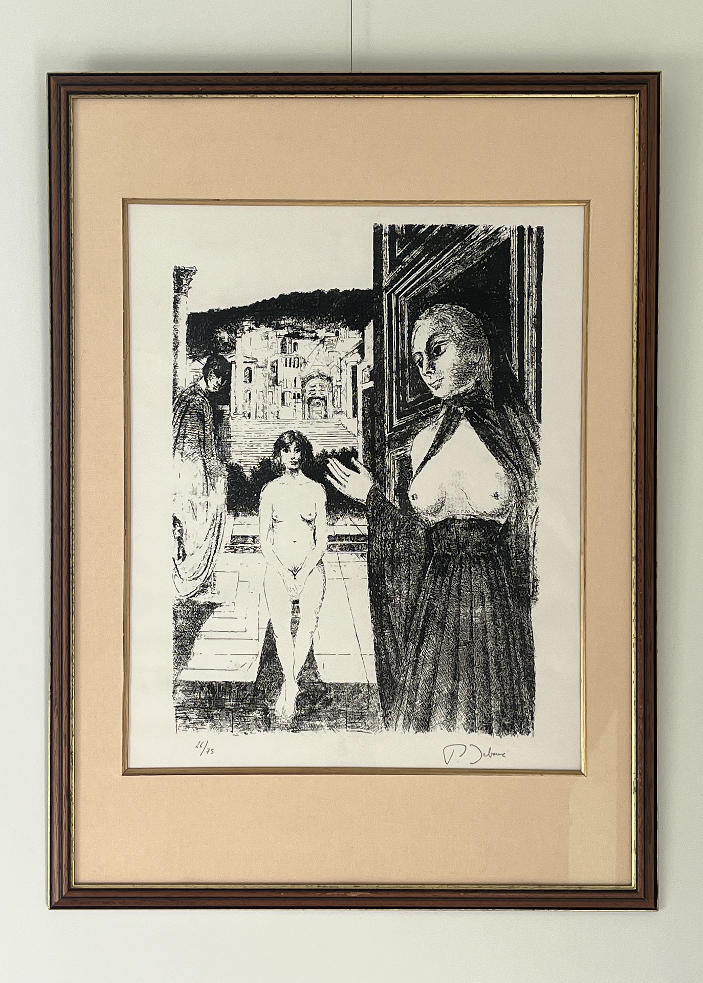 AcheterPaul Delvaux - La Reine de Saba - 1982? Enchérissez de 850!