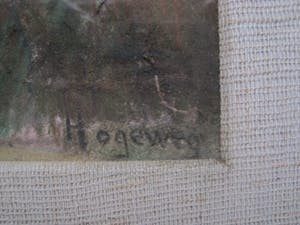 Niet of onleesbaar gesigneerd - Fraai "Avond" Pastel - 1930- "Aerdenhoutse duinen bij Bentveld" gesigneerd kopen? Bied vanaf 1!