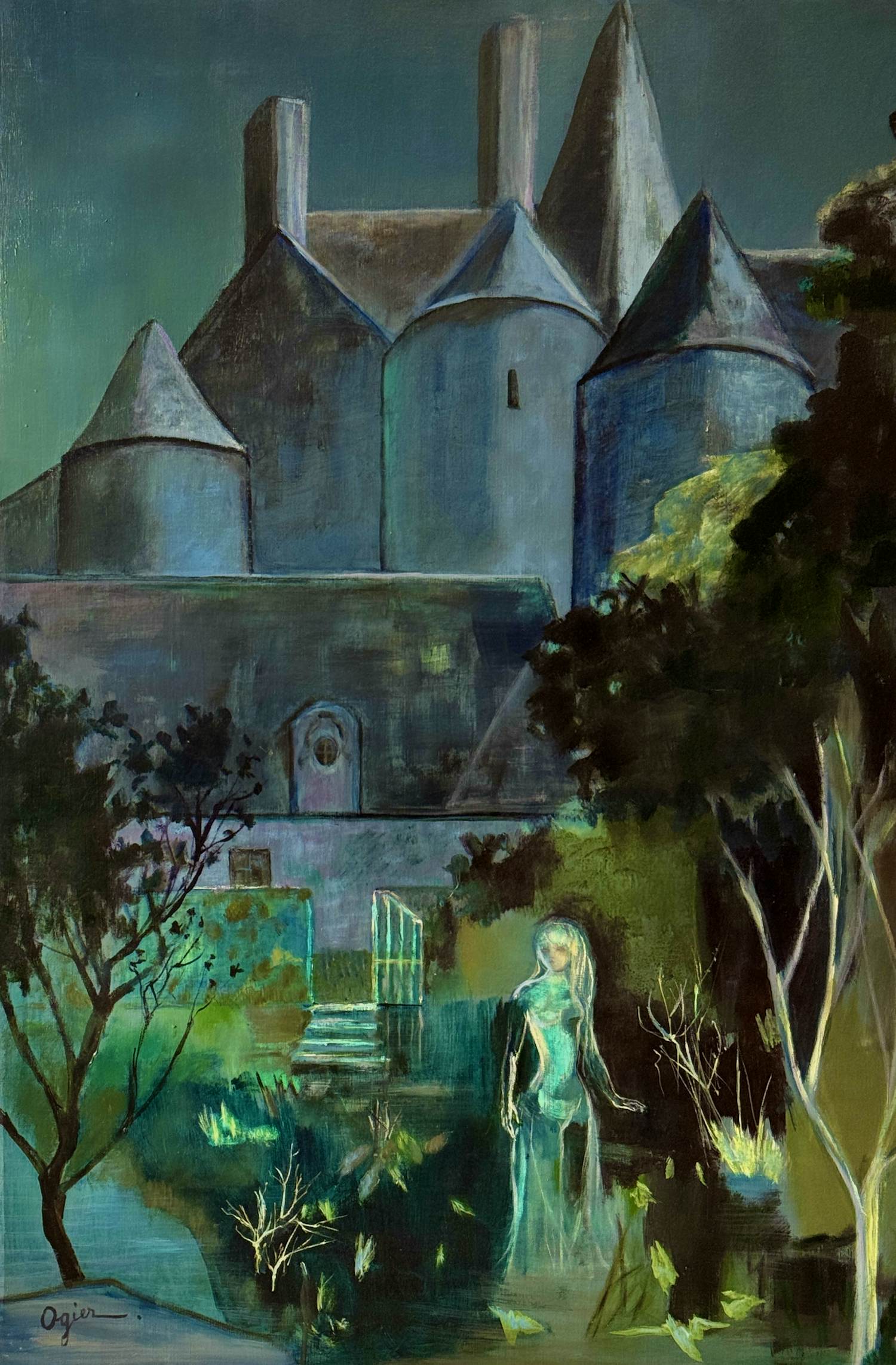 Marie Louise Ogier - Zärtlich ist die Nacht - 1977 - Salon französischer Künstler in Paris 1977 kopen? Bied vanaf 800!