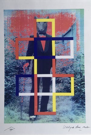 Woody van Amen - fraaie popart computerprint - 1990 kopen? Bied vanaf 45!