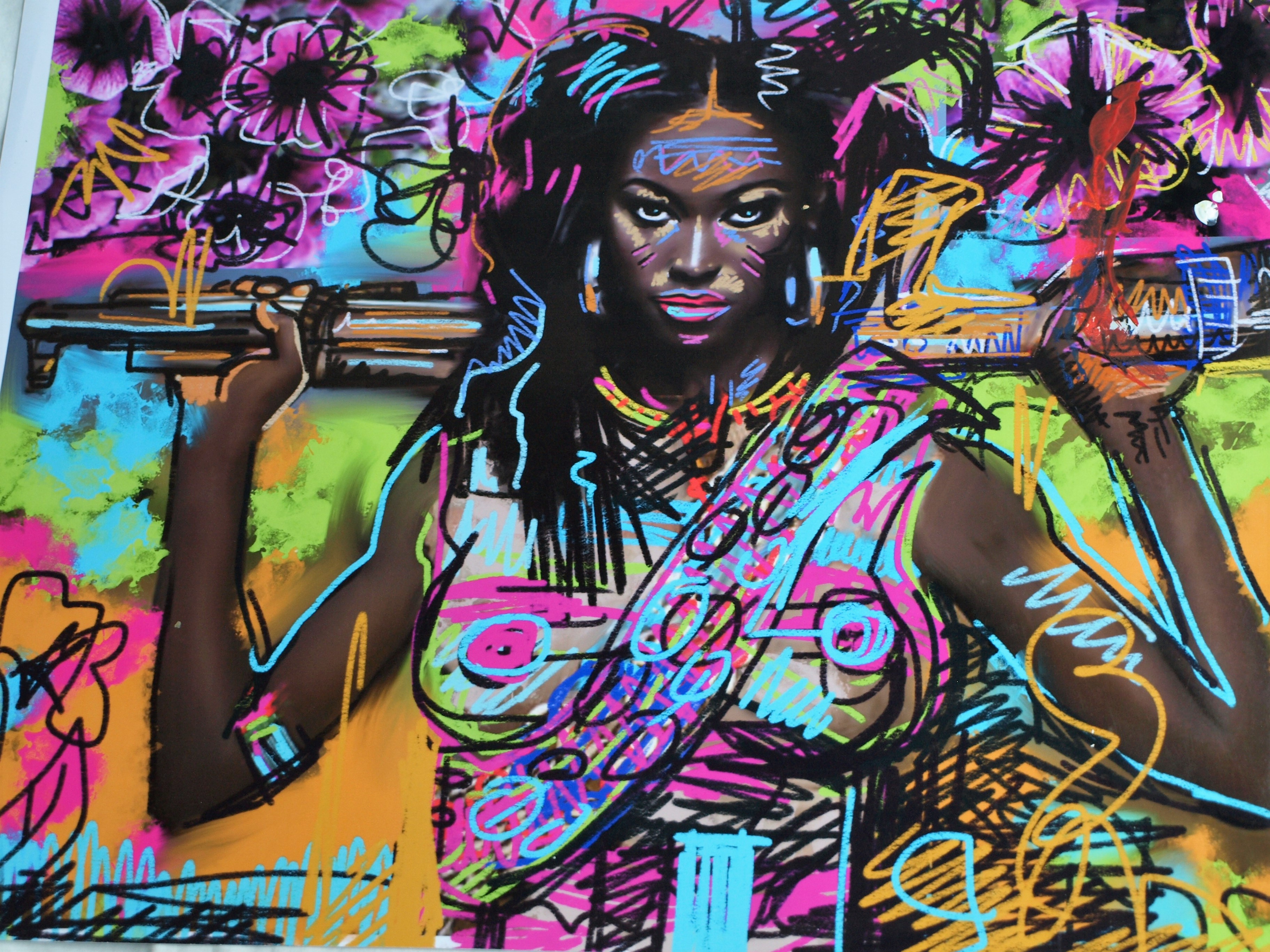 Peter Klashorst - Digitale print op fotopapier – Vrouw – gesigneerd - 2014 kopen? Bied vanaf 1!