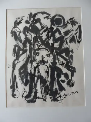 Paul Bervoets - Stifttekening, titel, Der Schutz Engel kopen? Bied vanaf 45!