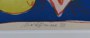 Mark Brusse - Litho, La reine de la nuit - Ingelijst kopen? Bied vanaf 150!