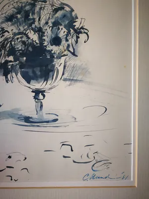 Cor Hund - Vaas met bloemen. kopen? Bied vanaf 125!