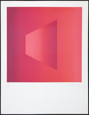 Jef Verheyen - Zeefdruk, Geometrisch abstracte compositie kopen? Bied vanaf 200!