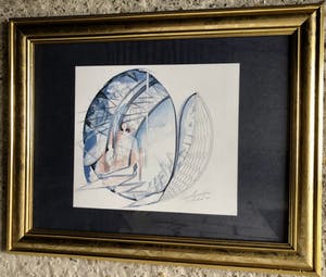 Corry Ammerlaan - Prachtig grafiek - hand gesigneerd in prachtige lijst. kopen? Bied vanaf 15!