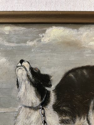 Niet of onleesbaar gesigneerd - Honden tijdens de watersnoodramp kopen? Bied vanaf 1!