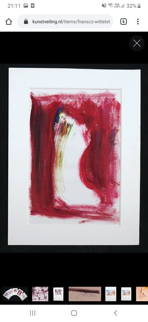 Franscz Witte - Lot van 5 originele werken kopen? Bied vanaf 45!