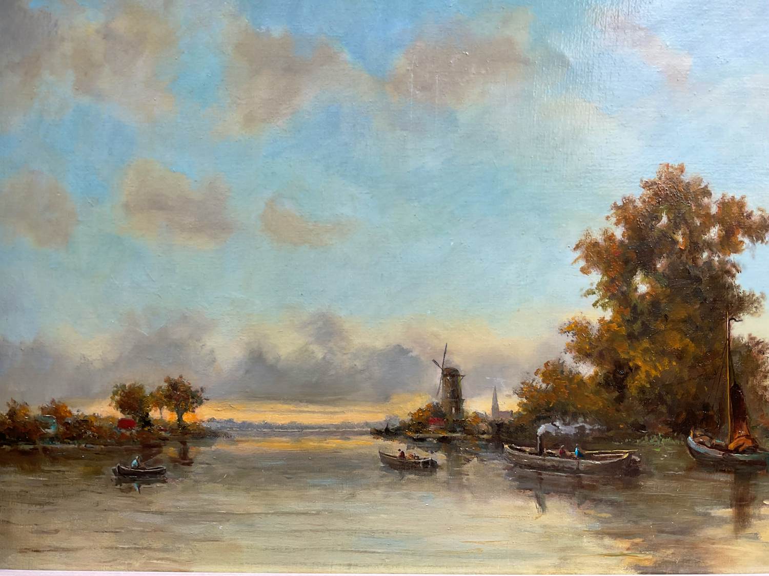 Jan Albers - Hollands polderlandschap kopen? Bied vanaf 75!