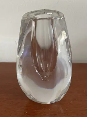 FM Konstglas - Drie design kristallen kandelaren kopen? Bied vanaf 35!