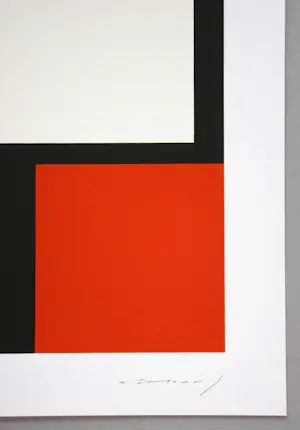 Aurelie Nemours - L' Arbre - Zeefdruk in beperkte oplage - 1990 - Handgesigneerd en genummerd kopen? Bied vanaf 700!