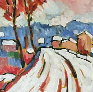 Jan Willem Versteeg - L’hiver à Chatou kopen? Bied vanaf 120!