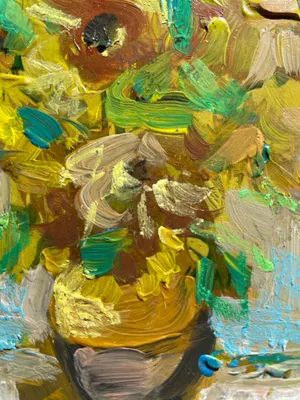 Peter Klashorst - Zonnebloemen (naar Van Gogh) kopen? Bied vanaf 149!