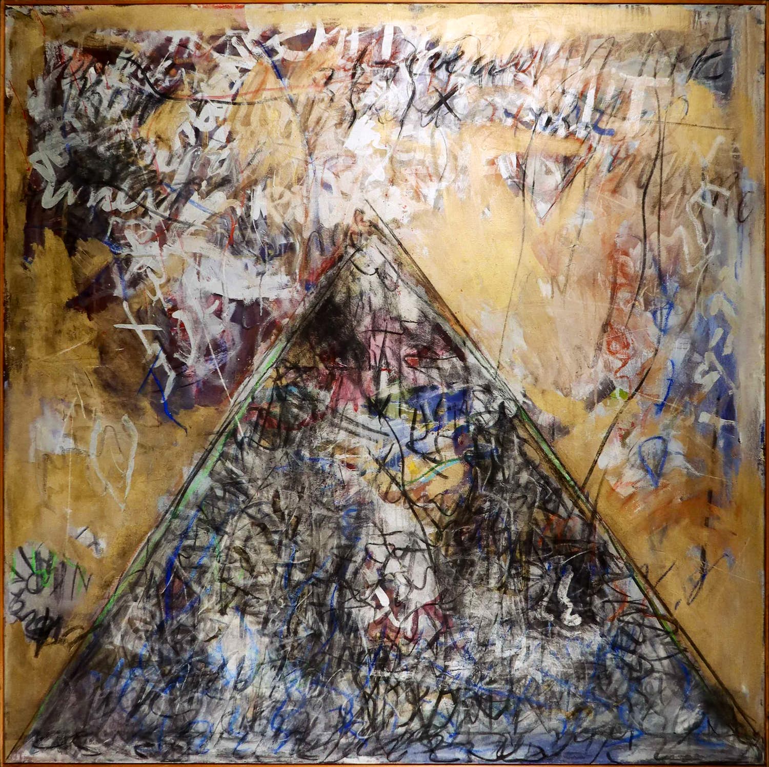 Monique de Lannoy - Acryl op doek, The best of times - Ingelijst (Zeer groot) verkocht voor € 1!