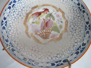 N.V. Porselein- en Tegelfabriek Mosa - Wandtegel motief paradijsvogel kopen? Bied vanaf 20!