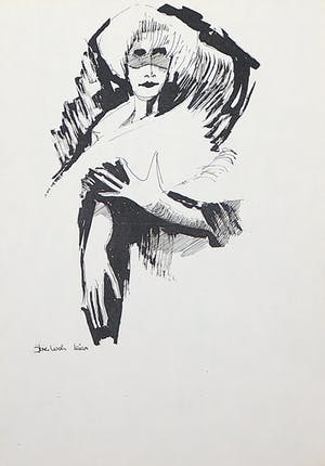 Joe Wols - Lot van 5 zwart/wit figuren kopen? Bied vanaf 1!