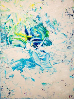 Dominik Smolik - Diptych Naples Yellow Red Light Impasto kopen? Bied vanaf 1!