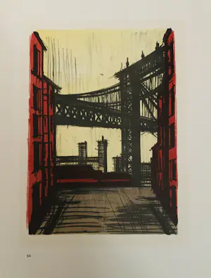 Bernard Buffet - New York, 1965. Lithografie. kopen? Bied vanaf 25!
